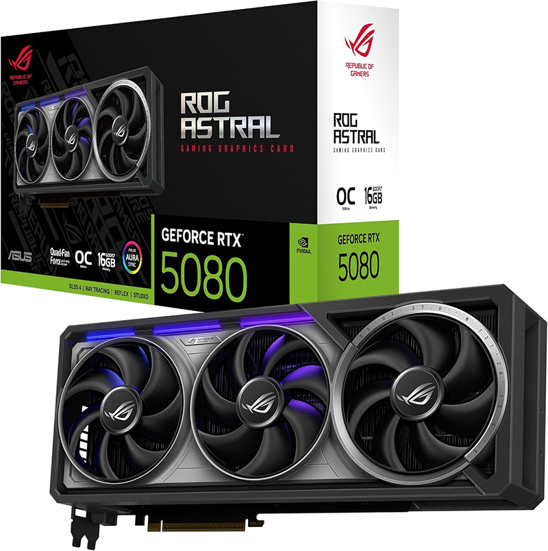 Asus ROG Astral GeForce RTX 5080 16GB GDDR7 OC Edition