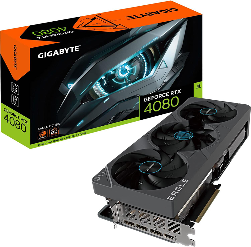 GIGABYTE GeForce RTX 4080 EAGLE OC 16GB Carte graphique